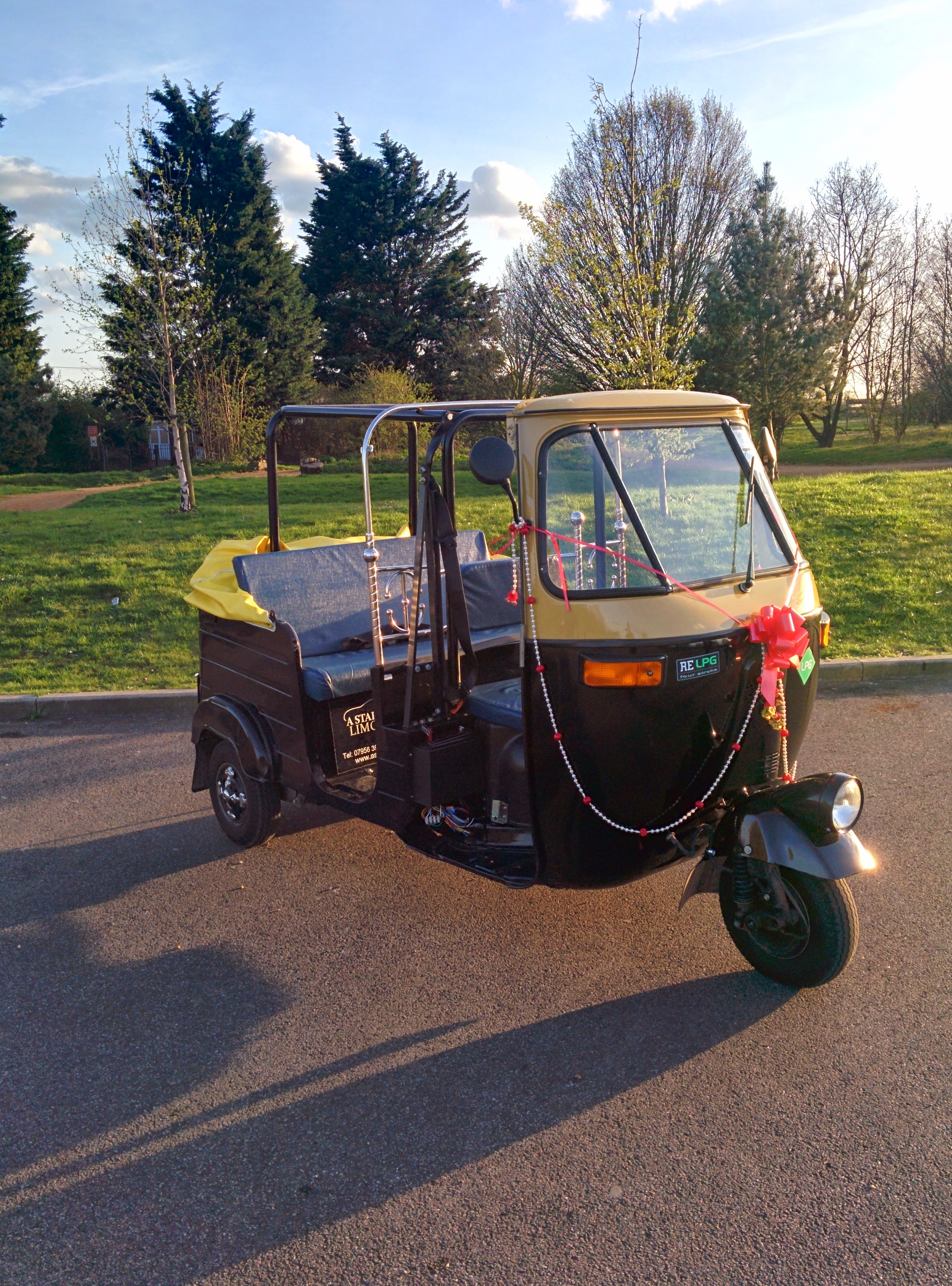 Our authentic Bajaj Tuk Tuk